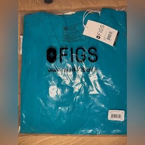 Figs Casma Teal XS NWT